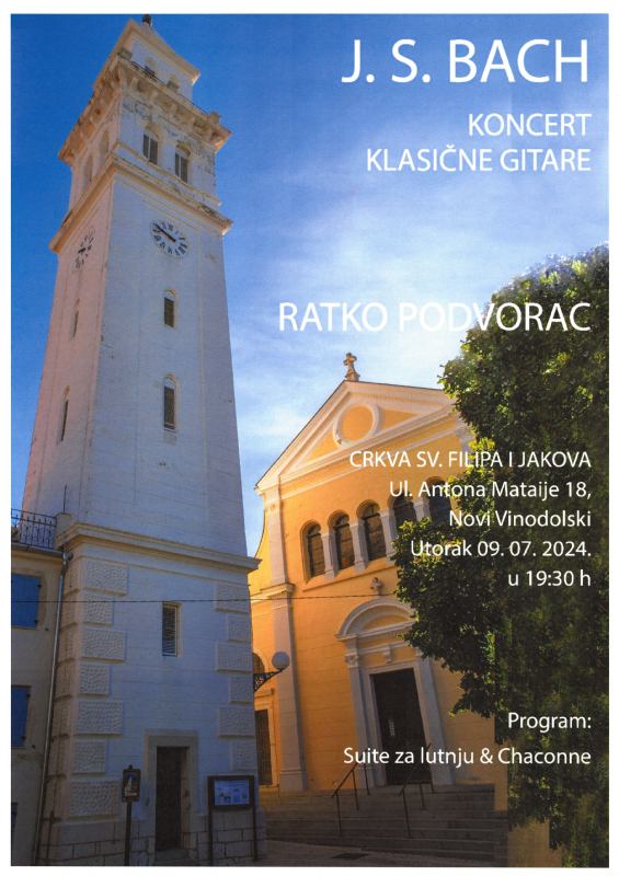 Koncert klasične glazbe - Ratko Podvorac